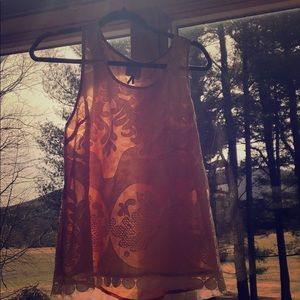 Anthropololgie sleeveless blouse